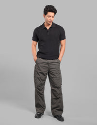 Military Green Loose Fit Utility Pant