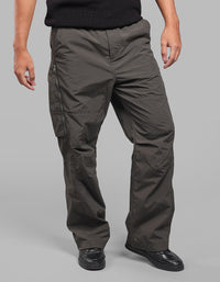 Military Green Loose Fit Utility Pant