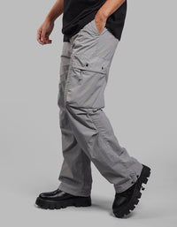 Lt Grey Loose Fit Utility Cargo