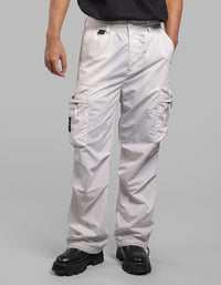 White Loose Fit Utility Cargo
