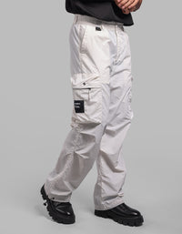 White Loose Fit Utility Cargo