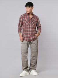 Sand Comfort Straight Fit Stretch Cargo Pant