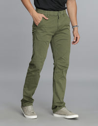 Olive Regular Fit Cargo Pant