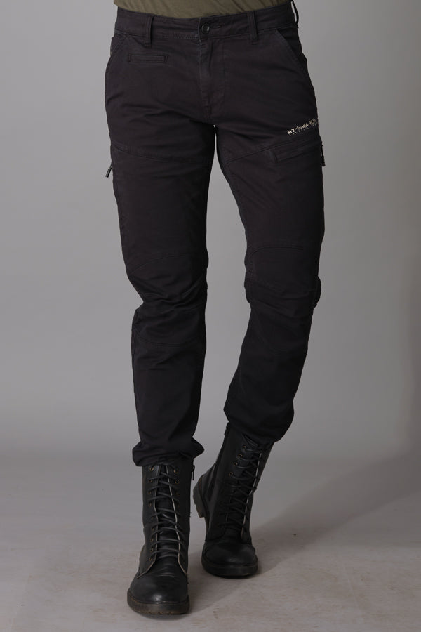 Black Regular Fit Cargo Pant