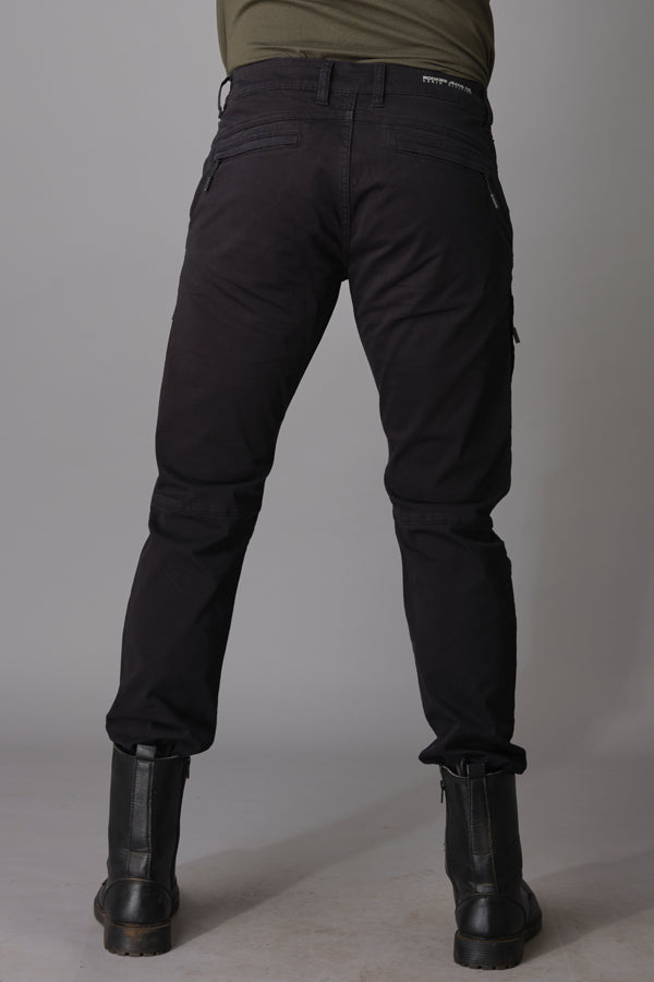 Black Regular Fit Cargo Pant