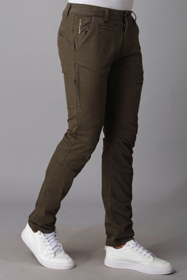 Military Green Regular Fit Cargo Pant