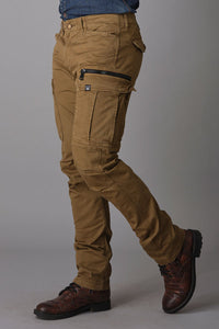Dark Khaki Regular Fit Cargo Pant