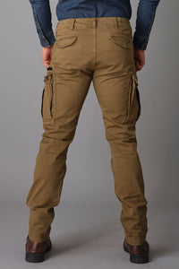 Dark Khaki Regular Fit Cargo Pant