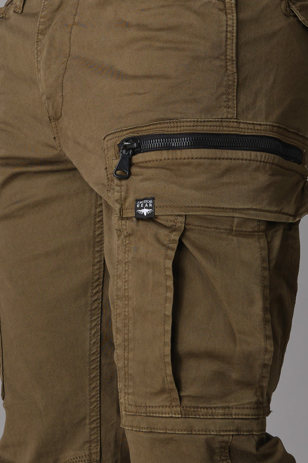 Olive Regular Fit Cargo Pant