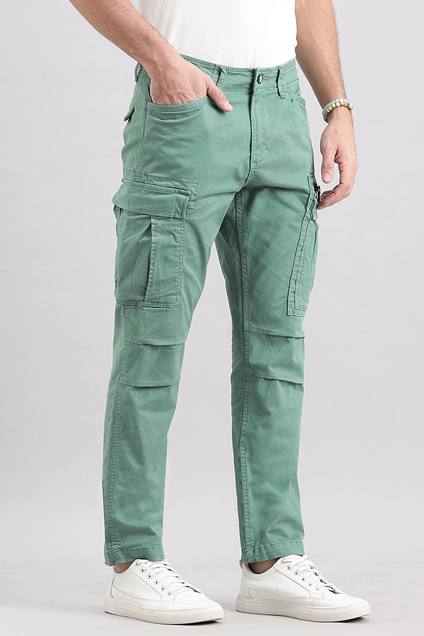 Aqua Regular Fit Cargo Pant - Main Image