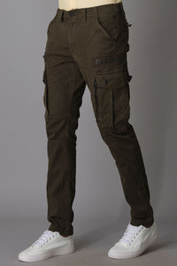 Military Green Regular Fit Cargo Pant