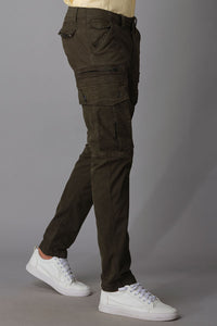 Military Green Regular Fit Cargo Pant