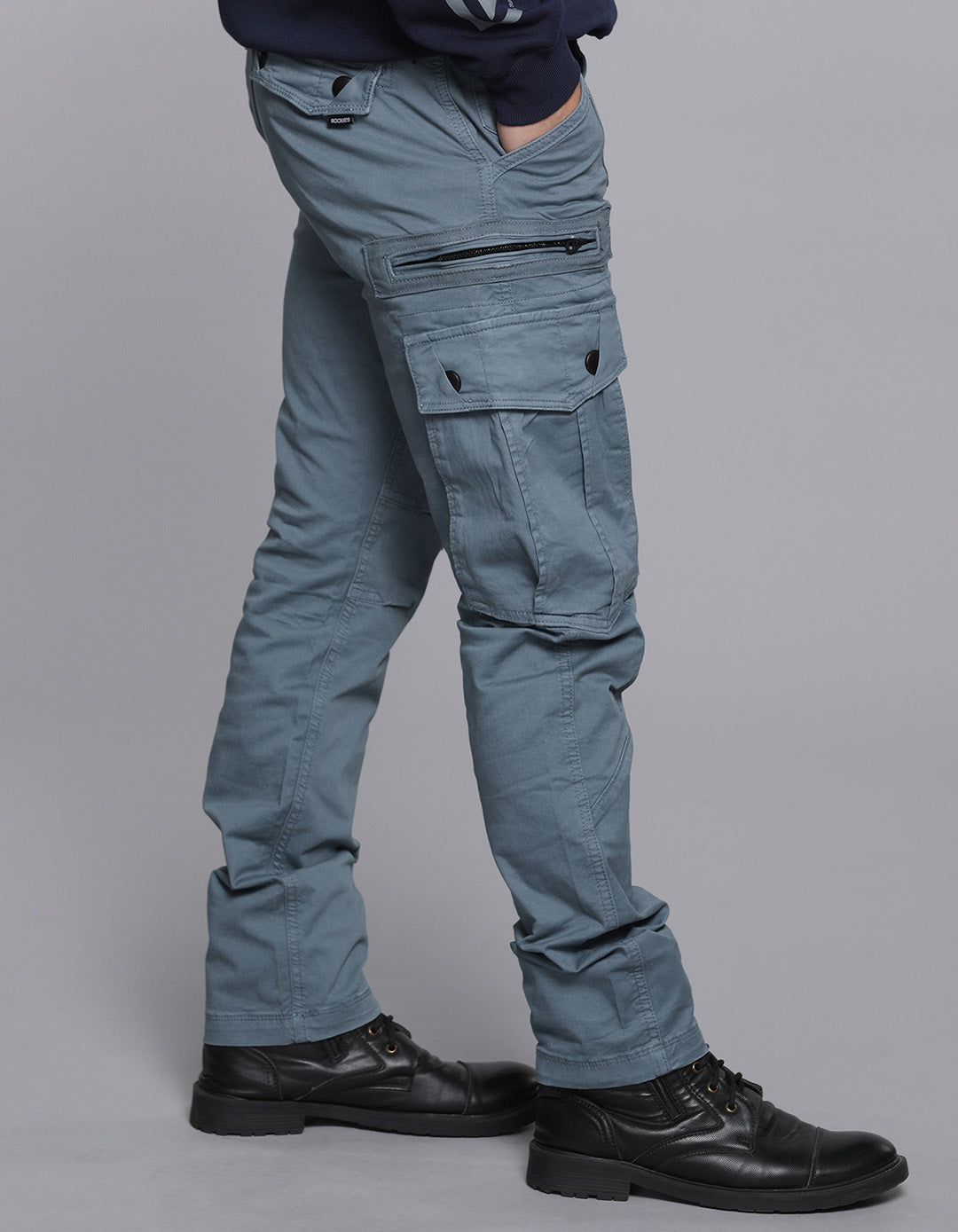 Petrol Regular Fit Cargo Pant