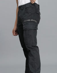 Dk Slate Regular Fit Cargo Pant