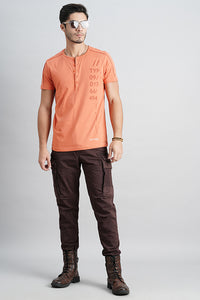 Brown Slim Fit Cargo Pant (Regular Fit)