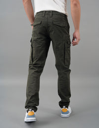 Military Green Regular Fit Cargo Pant