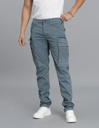 Petrol Regular Fit Cargo Pant