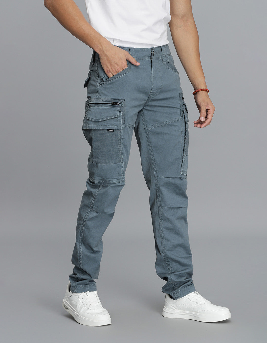 Petrol Regular Fit Cargo Pant