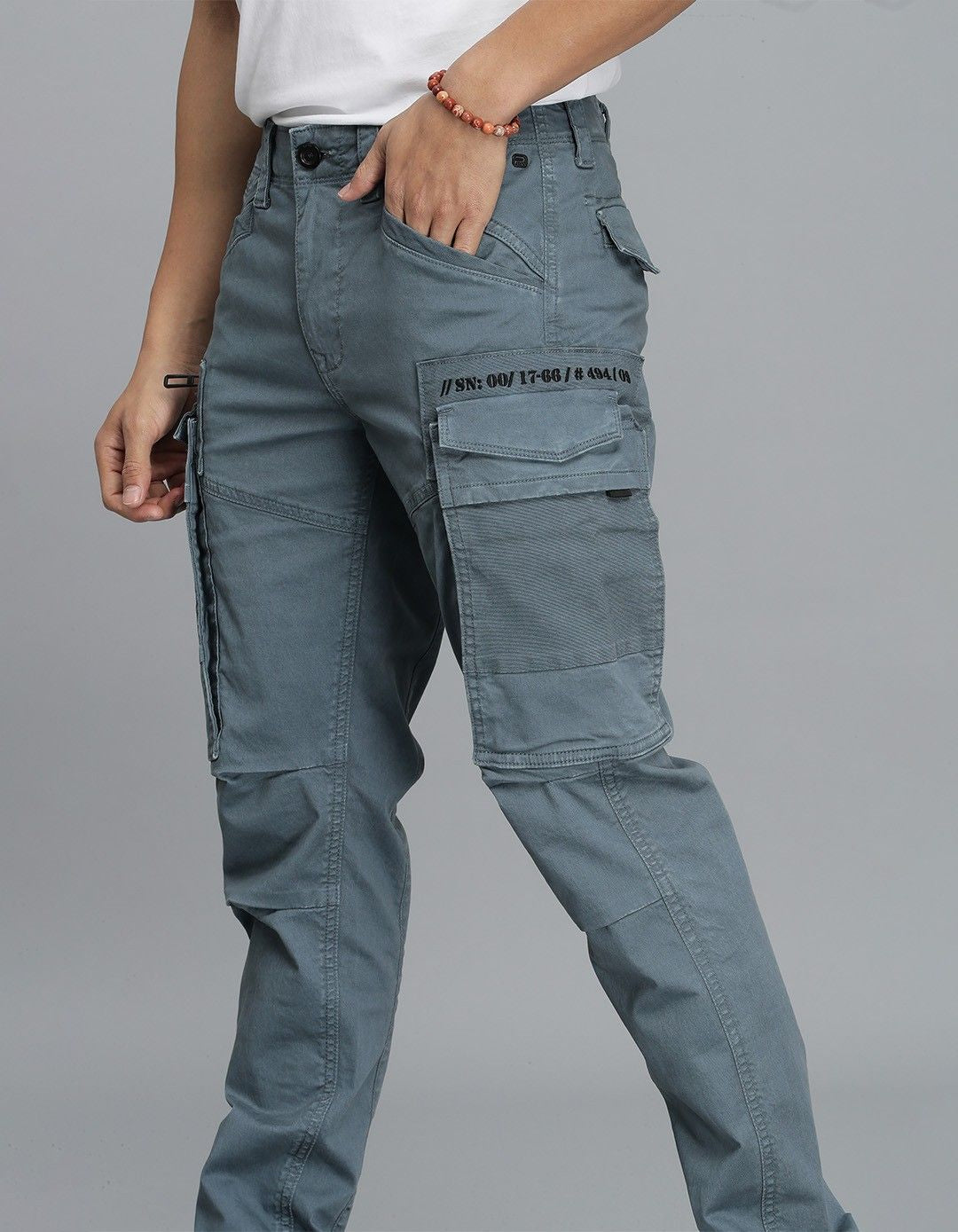 Petrol Regular Fit Cargo Pant