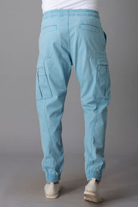 Blue Cargo Pant (Tapered Fit)