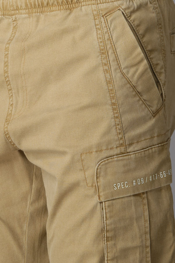 Khaki Cargo Pant (Tapered Fit)