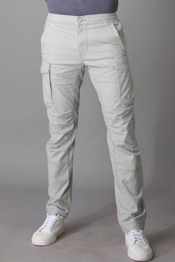 Grey Cargo Pant (Regular Fit)