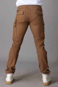 Brown Cargo Pant (Tapered Fit)