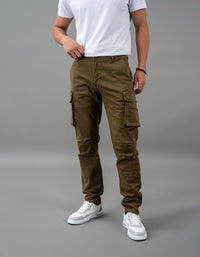 Olive Regular Fit Cargo Pant