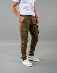 Olive Regular Fit Cargo Pant