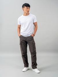 Dk M Green Slim Fit Cargo Pant