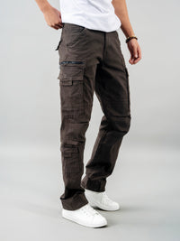 Dk M Green Slim Fit Cargo Pant