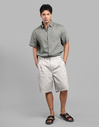 Stone Loose Fit Cotton Short