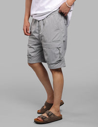 Lt Grey Loose Fit Utility Short