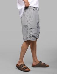Lt Grey Loose Fit Utility Short