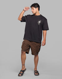 Coffee Loose Fit Utility Short