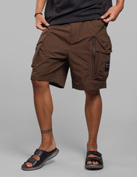 Coffee Loose Fit Utility Short