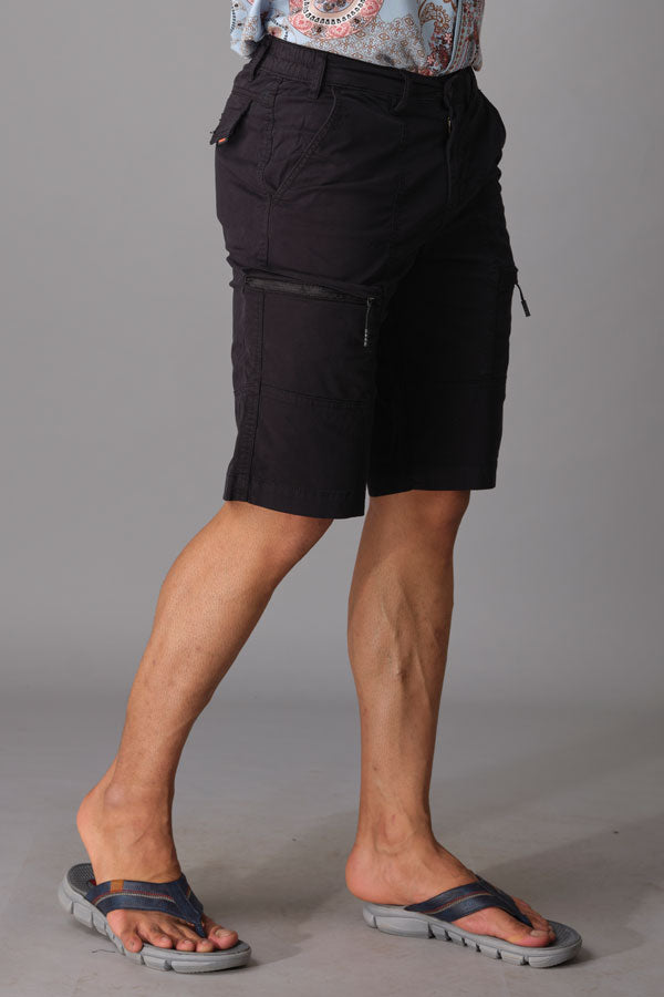 Black Cargo Short (Cargo Slim)