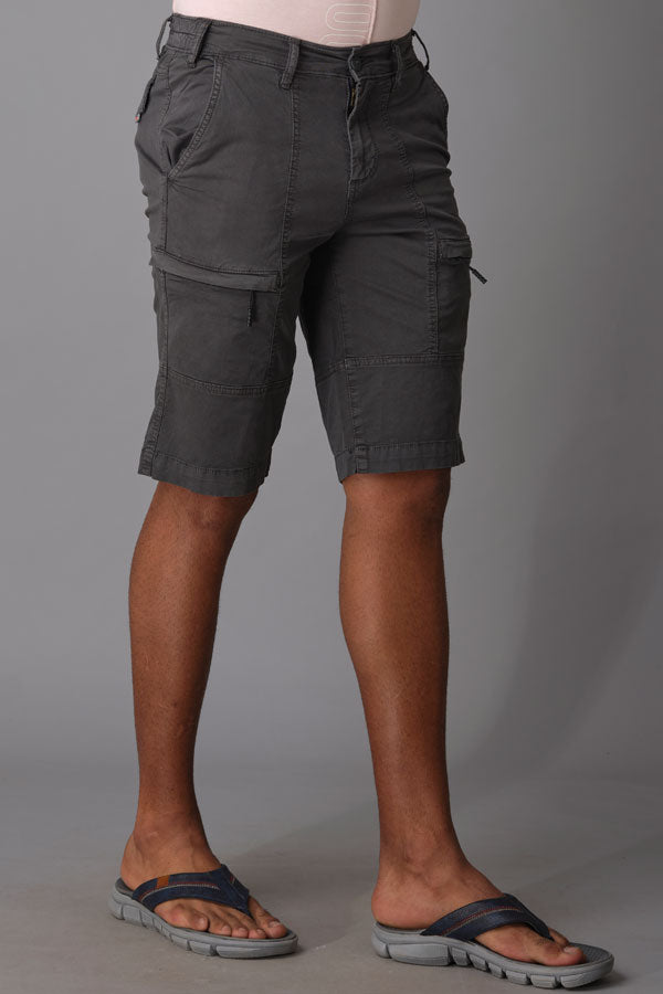 Charcoal Cargo Short (Cargo Slim)