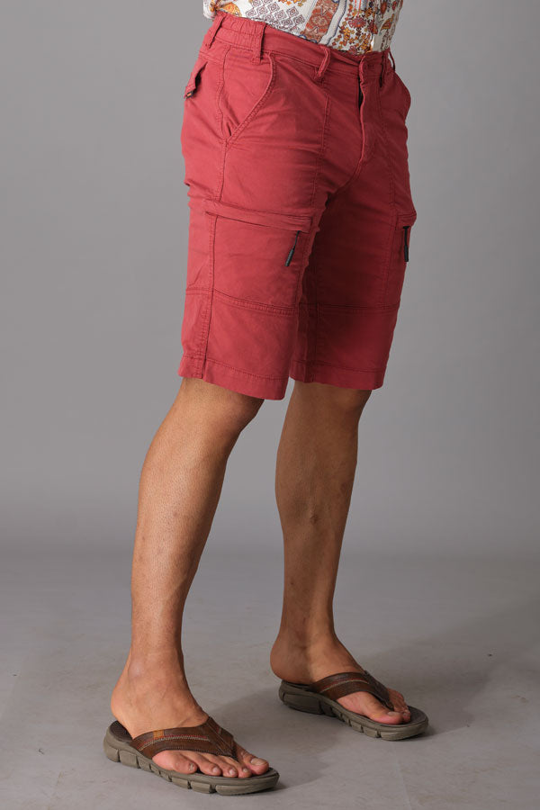 Red Cargo Short (Cargo Slim)