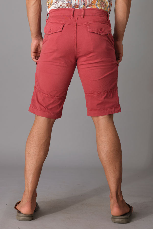 Red Cargo Short (Cargo Slim)