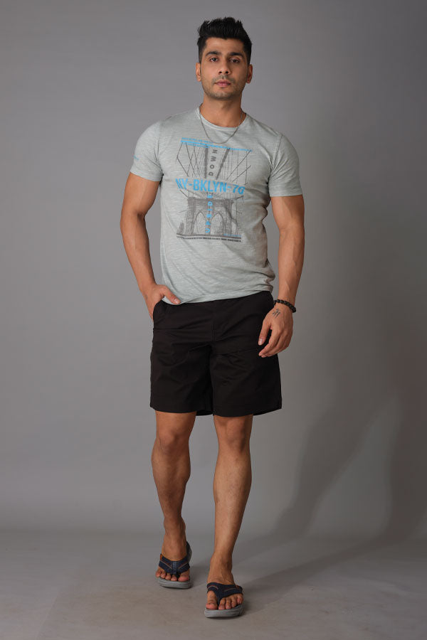 Black Cotton Short (Cotton Slim)