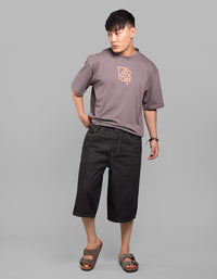Charcoal Loose Fit Jorts