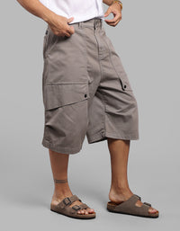 Dk Stone 6 Pockets Stretch Loose Fit Jorts