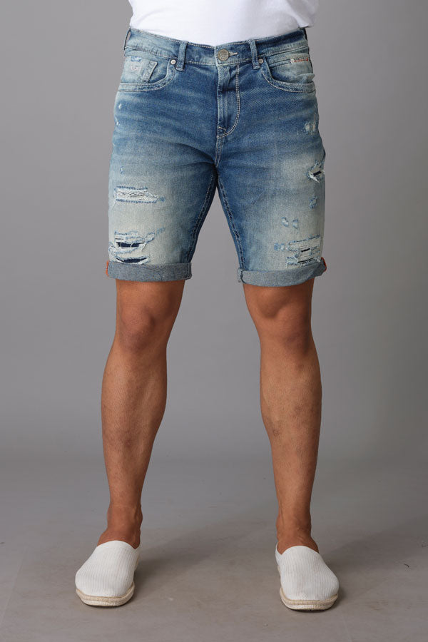 Med Blue Denim Short