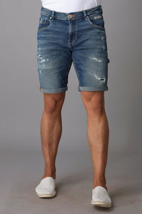 Med Blue Denim Short