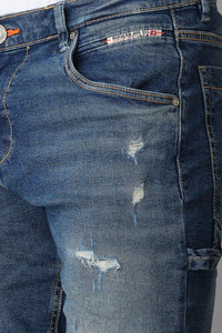 Med Blue Denim Short