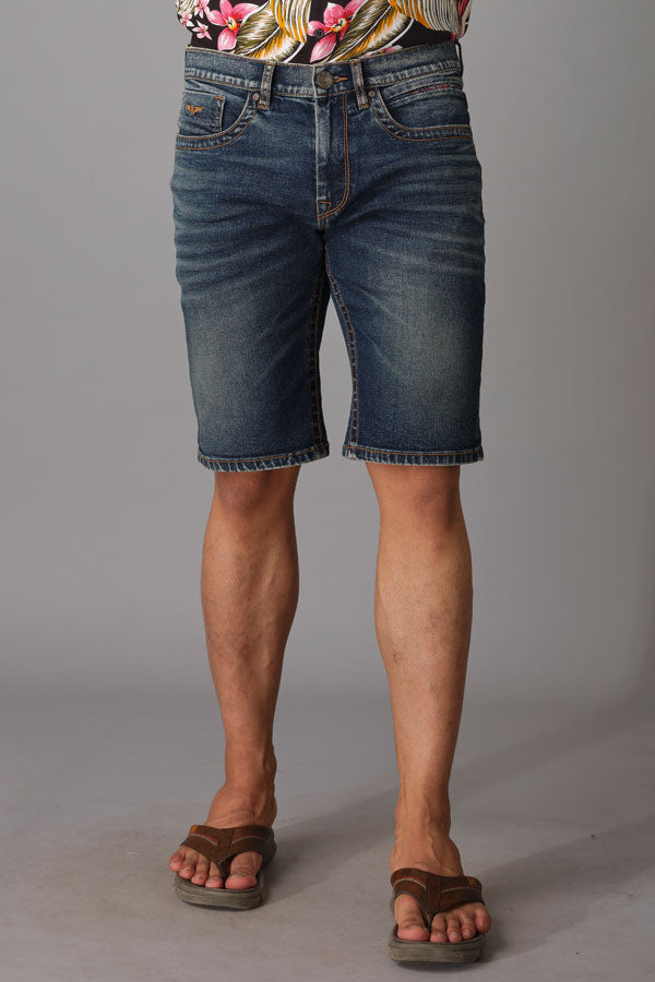 Med Blue Denim Short