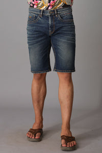 Med Blue Denim Short