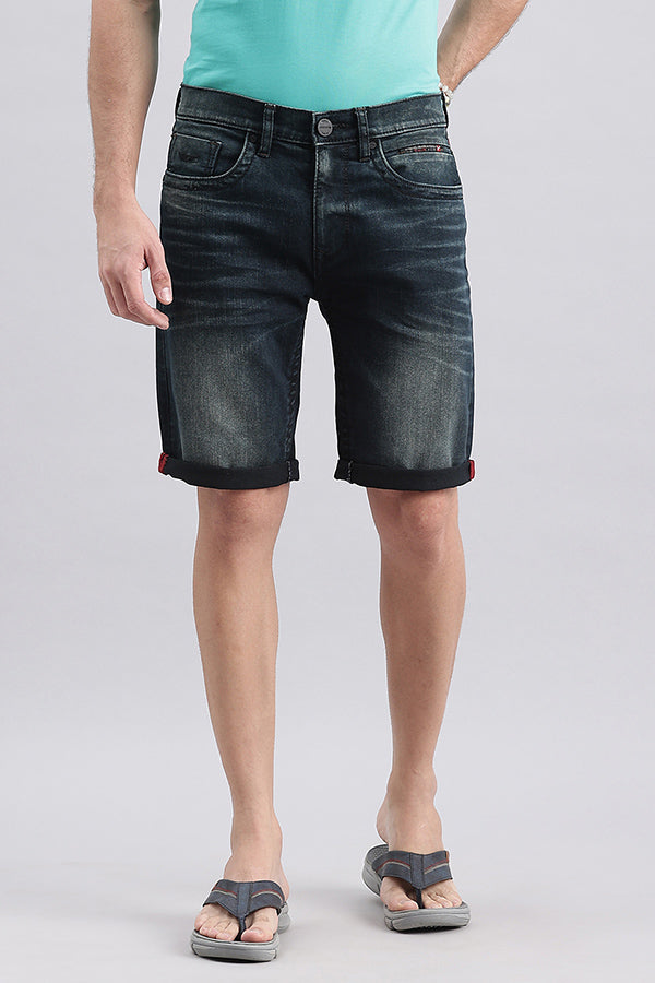 Dk Blue Denim Short (Denim Slim Fit)