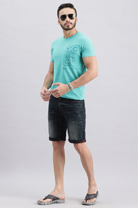 Dk Blue Denim Short (Denim Slim Fit)